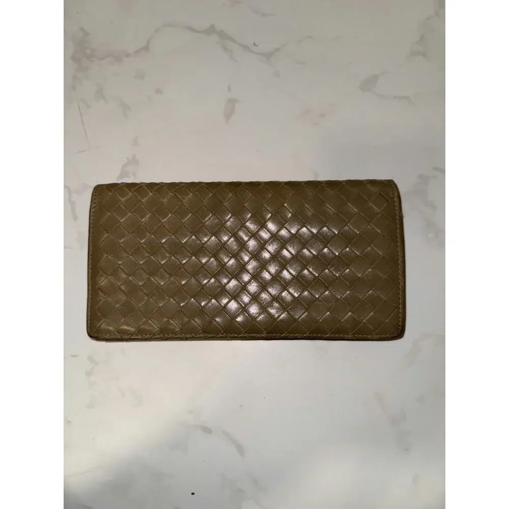 Bottega Veneta Intrecciato Long Wallet - Good Condition